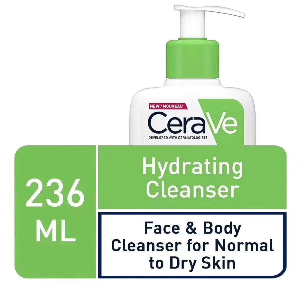 CeraVe Hydrating Cleanser with Hyaluronic Acid & Ceramides – Moisturizing Face Wash for Normal to Dry Skin (236ml) View Gallery - Pakistan