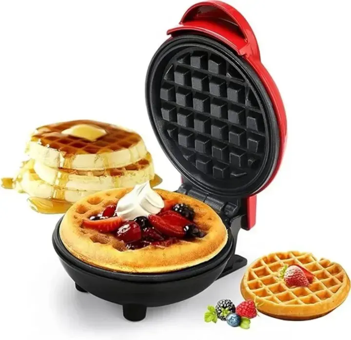 Waffle Maker Breakfast Machine – Non Stick Easy Clean Compact Electric Appliance For Quick And Delicious Homemade Waffles View Gallery - Pakistan