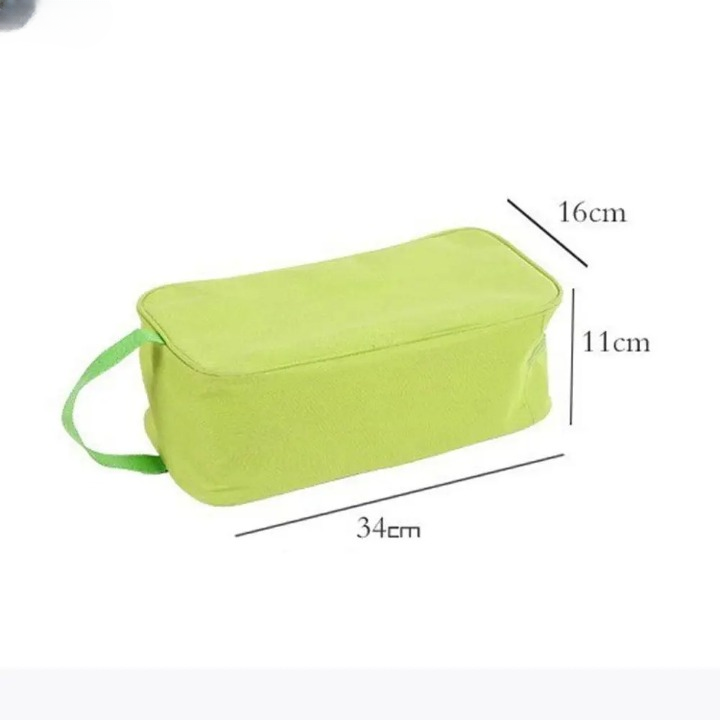 Waterproof Travel Shoe Bag – Portable Ventilated Gym Organizer for Sports Shoes, Yoga, Basketball & Football – Odor-Proof (Random color) View Gallery - Pakistan