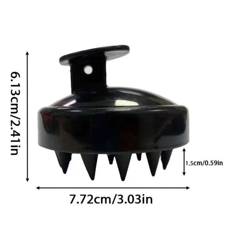 1 Piece Scalp Massager Shampoo Brush – Silicone Hair Scalp Scrubber for Deep Cleaning & Relaxing Massage (Multicolor, Pack of 1) View Gallery - Pakistan