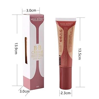 Miss Rose BB Cream Perfect Cover Foundation & Skincare in One – 40g | Full Coverage, Lightweight, Natural Finish – Available in Air, Ivory & Beige Shades View Gallery - Pakistan