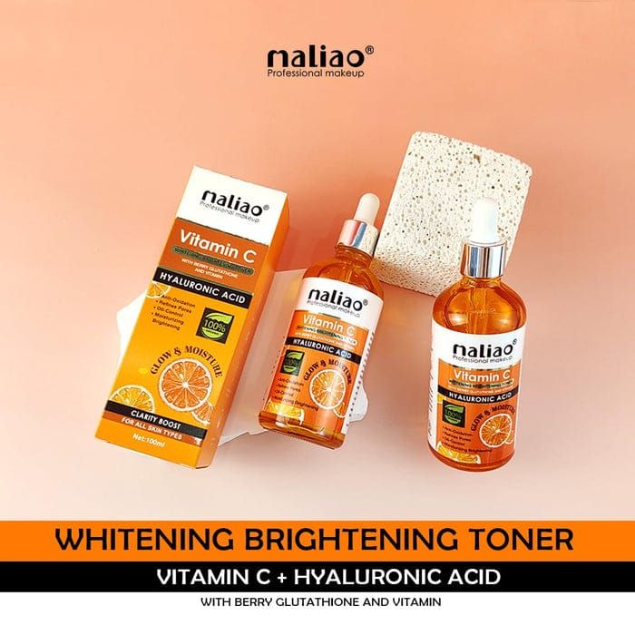 Maliao Vitamin C Whitening Brightening Toner with Berry Glutathione & Hyaluronic Acid – Anti-Oxidation, Pore Refining, All Skin Types, 30ml View Gallery - Pakistan