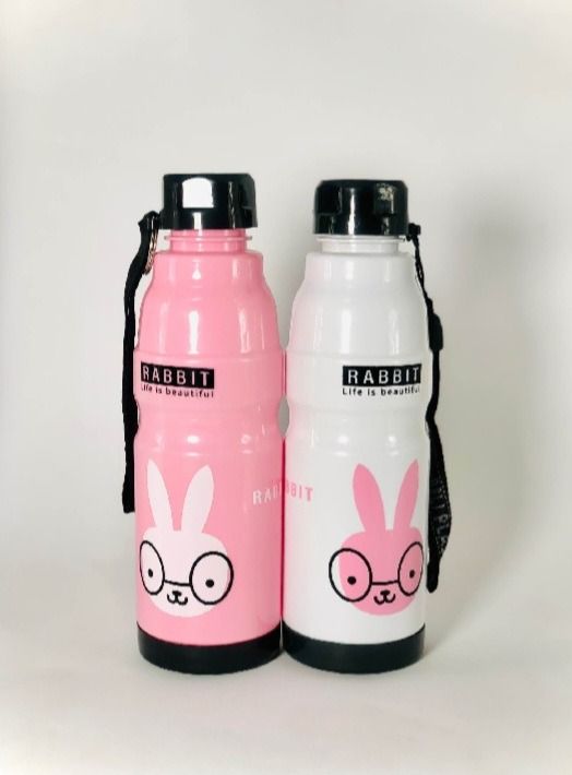 Commando Water Bottle – 500ml Leakproof BPA-Free Sports & Travel Bottle (Random Color & Design) View Gallery - Pakistan