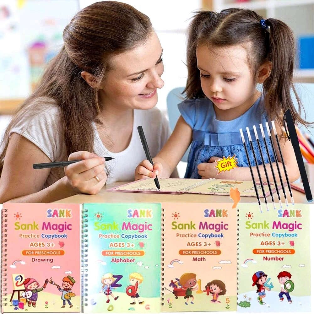 Magic Practice Tracing Book – Handwriting Learning Book for Preschool & Kindergarten Kids View Gallery - Pakistan