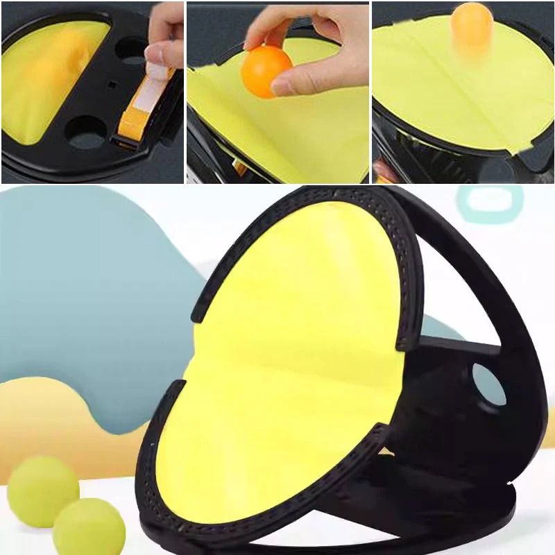 Double Player Ball Catch Toy – Interactive Parent-Child Toss & Catch Game Set with 1 Racket & 2 Balls | Fun Indoor Outdoor Educational Toy for Kids View Gallery - Pakistan