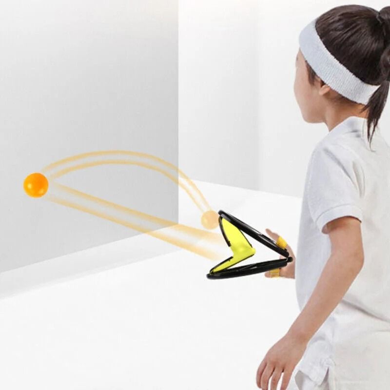 Double Player Ball Catch Toy – Interactive Parent-Child Toss & Catch Game Set with 1 Racket & 2 Balls | Fun Indoor Outdoor Educational Toy for Kids View Gallery - Pakistan