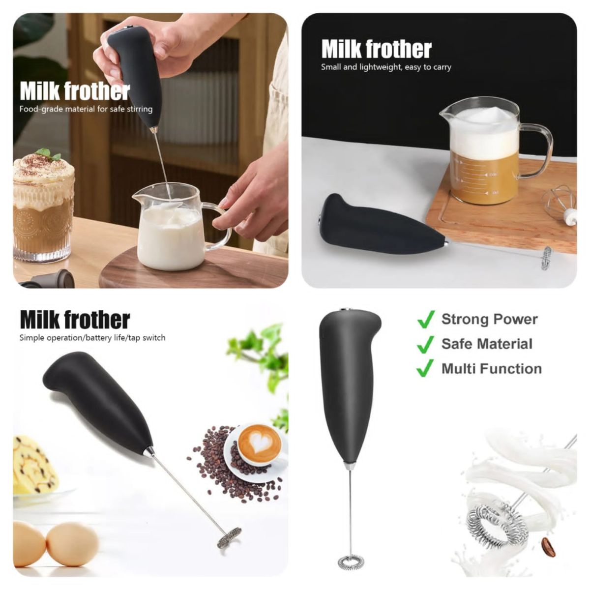 Multipurpose Electric Coffee Beater – Handheld Milk Frother & Egg Mixer View Gallery - Pakistan