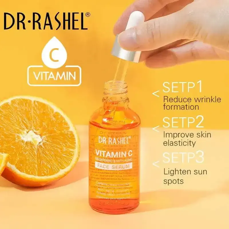 DR RASHEL Vitamin C Face Serum – Brightening & Anti-Aging Skin Care, 50ml View Gallery - Pakistan