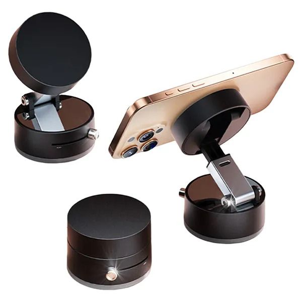 360° Magnetic Phone Holder – Strong Magnetic Suction Mount for Car, Desk & Tabletop Use View Gallery - Pakistan