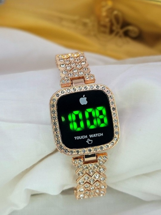 LED Touch Screen Watch – Waterproof, Cell Operated, Stylish Digital Wristwatch (No Box) Stainless steel View Gallery - Pakistan