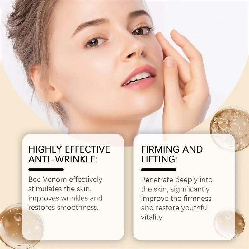 Bee Venom Botox Face Cream – Whitening, Anti-Aging & Deep Moisturizing Skincare for Bright, Smooth & Hydrated Skin View Gallery - Pakistan
