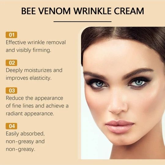 Bee Venom Botox Face Cream – Whitening, Anti-Aging & Deep Moisturizing Skincare for Bright, Smooth & Hydrated Skin View Gallery - Pakistan