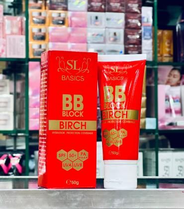 SL Basics BB Block SPF 50+ Tinted Sunscreen – Hydrating & Protective BB Cream with Vitamin E & Lotus Extract (50ml) View Gallery - Pakistan