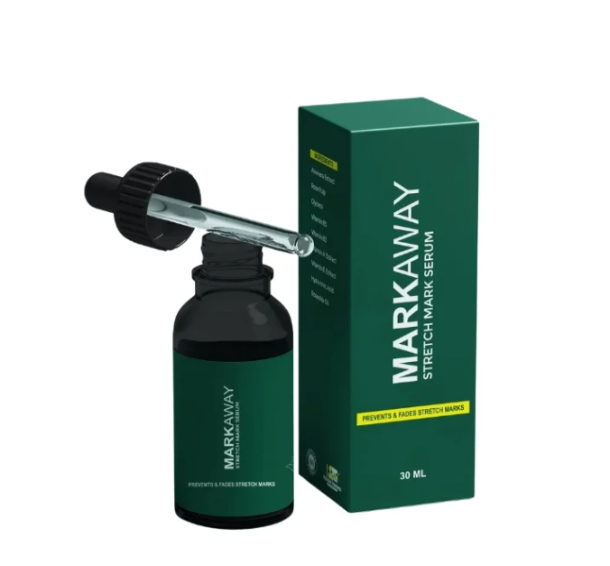 Markaway Stretch Mark Serum – Herbal Formula for Hydration, Toning & Dark Spot Correction (30ml) View Gallery - Pakistan