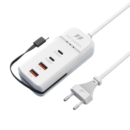PD 66W USB Fast Charger with Type-C Cable – 5.1A High-Speed Charging Adapter View Gallery - Pakistan