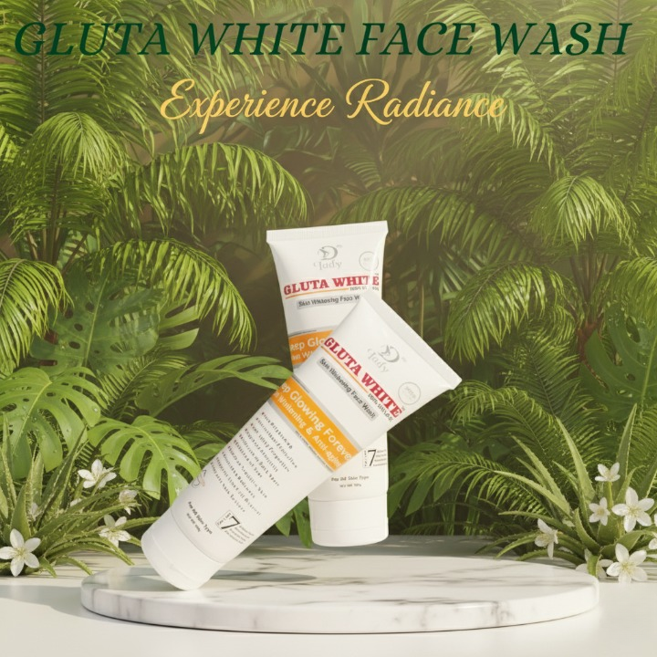 Gluta White 100% Natural Skin Whitening & Anti-Aging Face Wash 100g – Gentle Cleanser For Bright, Smooth & Youthful Skin View Gallery - Pakistan
