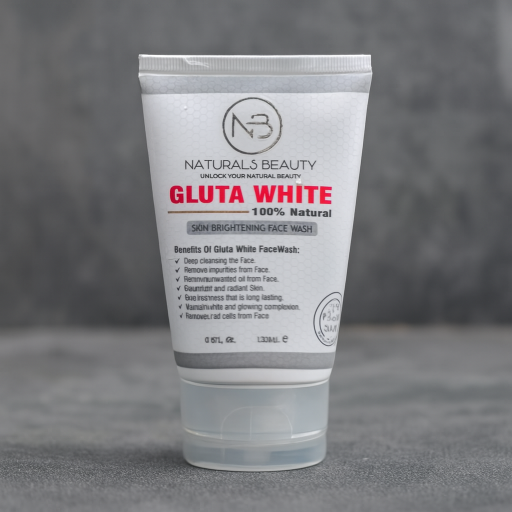 Gluta Skin Brightening Face Wash 120ml – Gentle Deep Cleanser For Radiant, Clear &amp; Smooth Skin, Removes Dirt, Oil &amp; Impurities