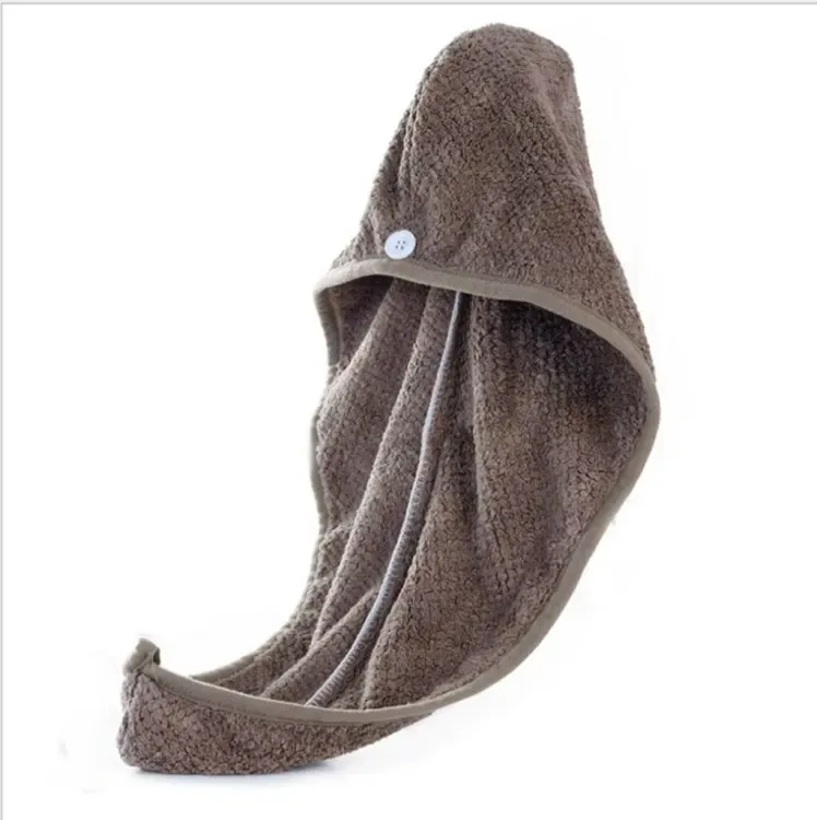 Towel Bath Towels - Dry Hair Cap Super Absorbent Quick-Drying Shower Towel (Random Color) View Gallery - Pakistan