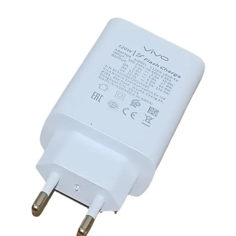 Vivo 120W Flash Charging USB Port Adapter – Fast Charger View Gallery - Pakistan