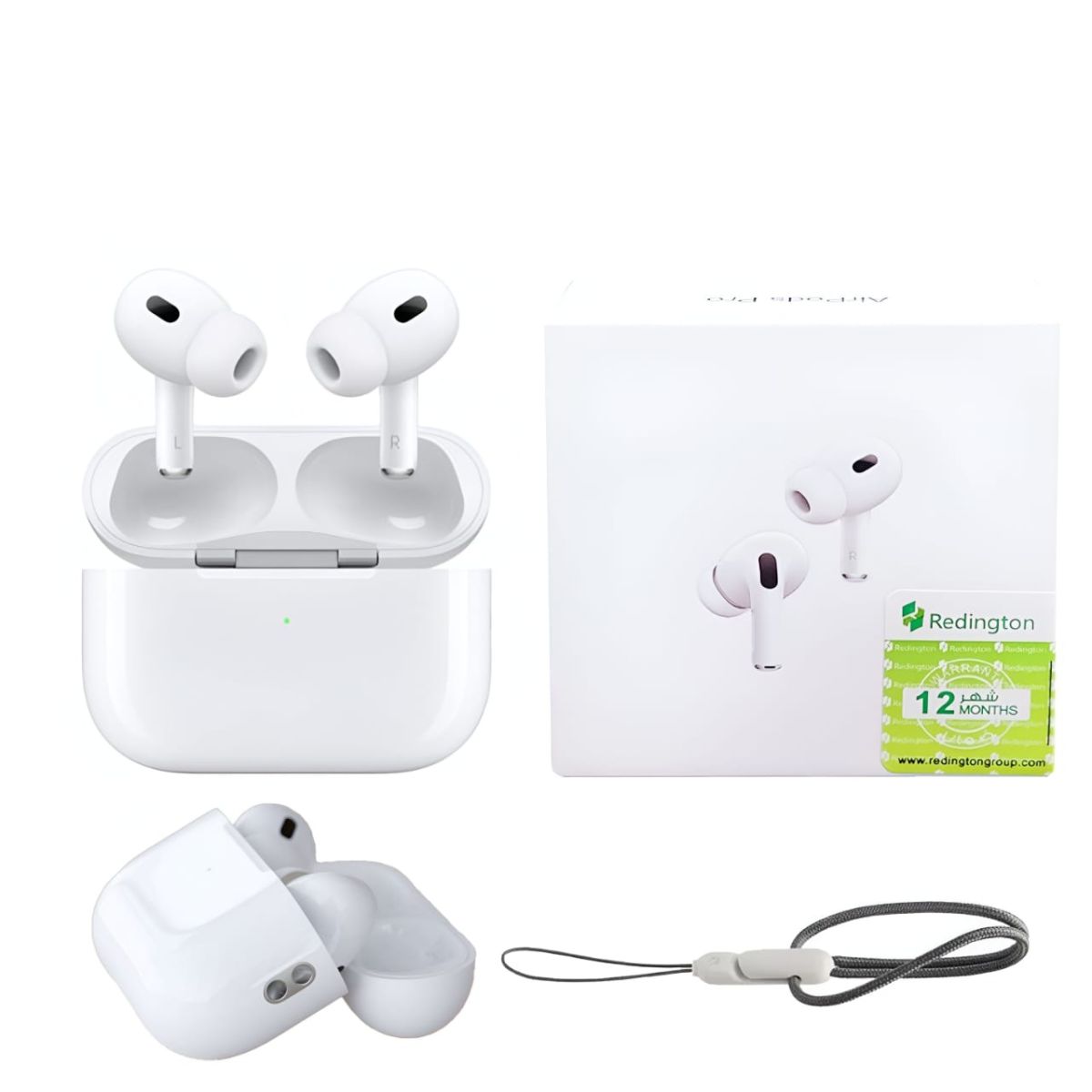Apple Pro 2 Bluetooth Earbuds – Bazzer Sound | Magnet | Volume Control | Wireless Charging