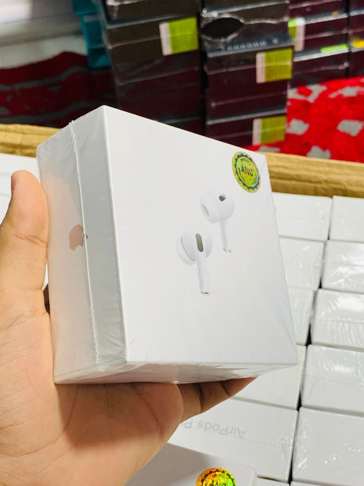 Apple Pro 2 Bluetooth Earbuds – Bazzer Sound | Magnet | Volume Control | Wireless Charging View Gallery - Pakistan