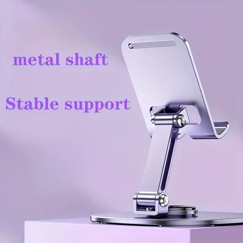 Metal Mobile Holder – 360° Rotatable Stand with Carbon Steel Plate View Gallery - Pakistan