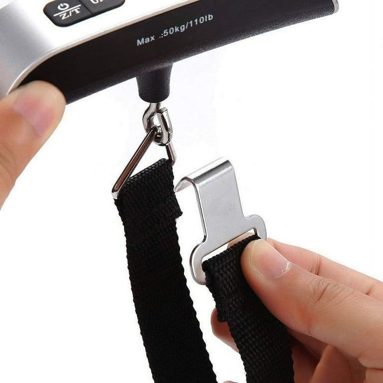 Portable Digital Luggage Scale – LCD Display & Unit Conversion for Travel View Gallery - Pakistan