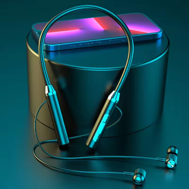 Universal Neckband – Wireless Bluetooth Earphones | Long Battery Backup | Random Color View Gallery - Pakistan