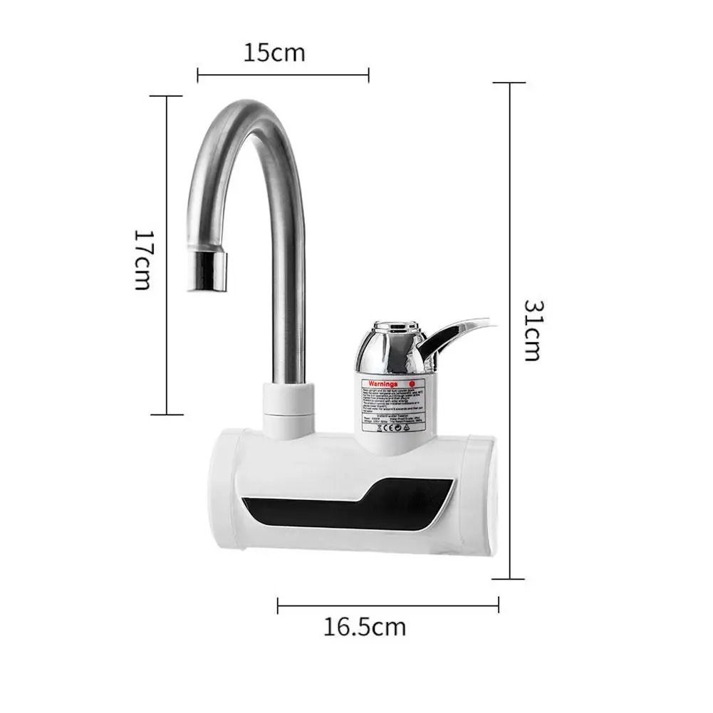 Electric Kitchen Water Heater Tap – Instant Hot Water Faucet | Fast Heating Tankless Faucet View Gallery - Pakistan
