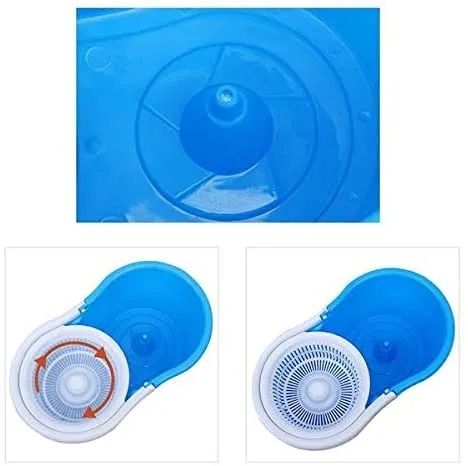 360° Rotating Head Mops with Bucket Mob Deep-cleaning magic mop-microfiber mop | Best for home and office cleaning View Gallery - Pakistan