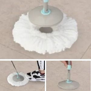 360° Rotating Head Mops with Bucket Mob Deep-cleaning magic mop-microfiber mop | Best for home and office cleaning View Gallery - Pakistan