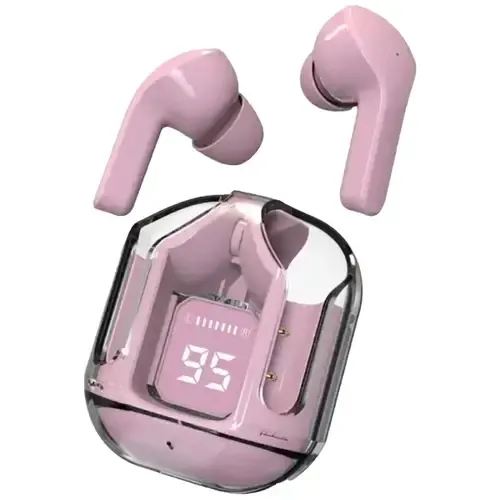 Air 31 Earbuds Wireless Earbuds With Crystal Transparent Case With Type-C Charging | Earbuds Bluetooth 5.3 - With Pouch - Random Color View Gallery - Pakistan