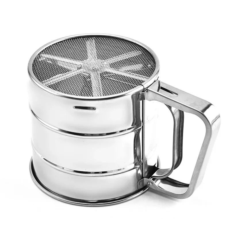 Stainless Steel Flour Sieve Cup – Handheld Baking Sifter for Flour, Sugar &amp; Powdered Ingredients View Gallery - Pakistan