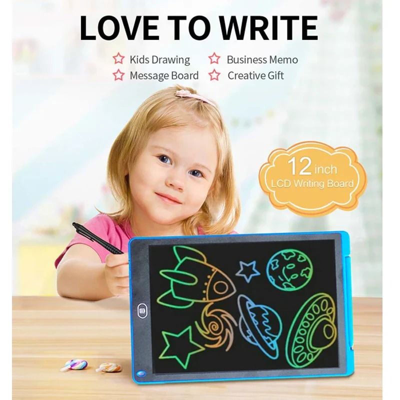 8.5 Inch LCD Writing Tablet for Kids – Colorful Doodle Board Drawing Tablet with Lock, Erasable &amp; Portable View Gallery - Pakistan