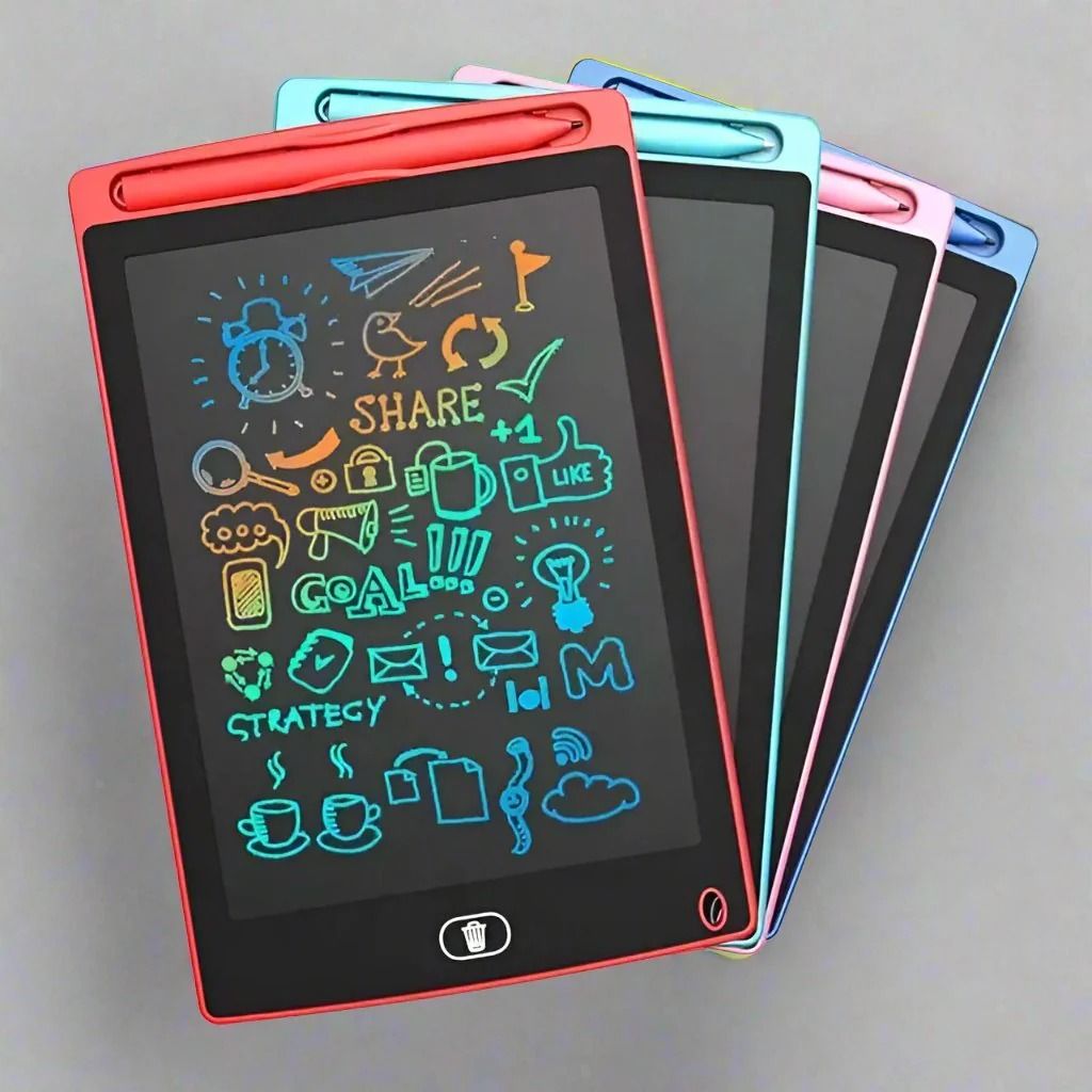 8.5 Inch LCD Writing Tablet for Kids – Colorful Doodle Board Drawing Tablet with Lock, Erasable &amp; Portable View Gallery - Pakistan