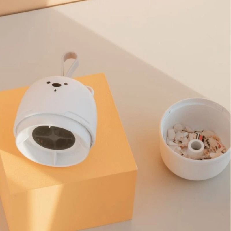 Mini Desktop Vacuum Cleaner with USB Charging – Portable 360° Swivel Dust Cleaner for Keyboards, Office Desks &amp; Small Debris with Bear Head Grip and Cleaning Brush (Random Color) View Gallery - Pakistan