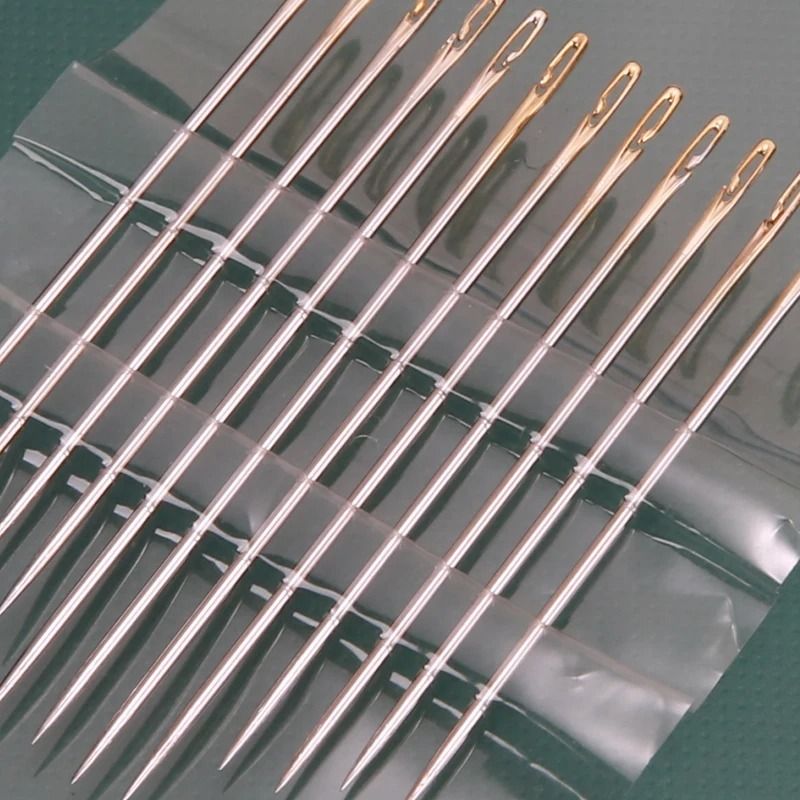 Multi-Size Stainless Steel Darning Sewing Needles – Side Opening Hand Sewing Tools for Household Use View Gallery - Pakistan