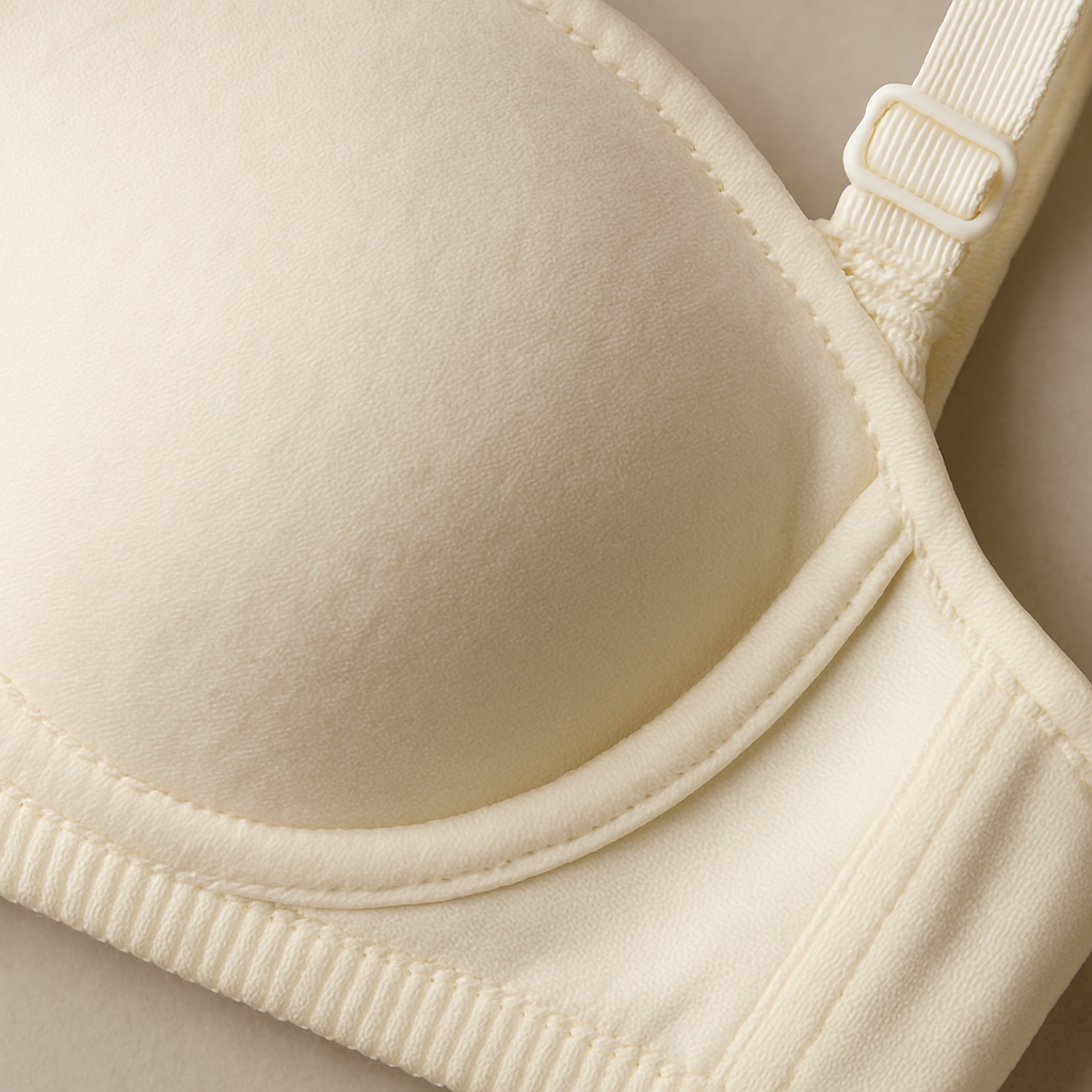 Cotton Light Padded Bra – Comfortable Everyday Wear, Plain Design (Sizes 32–42, Beige) View Gallery - Pakistan