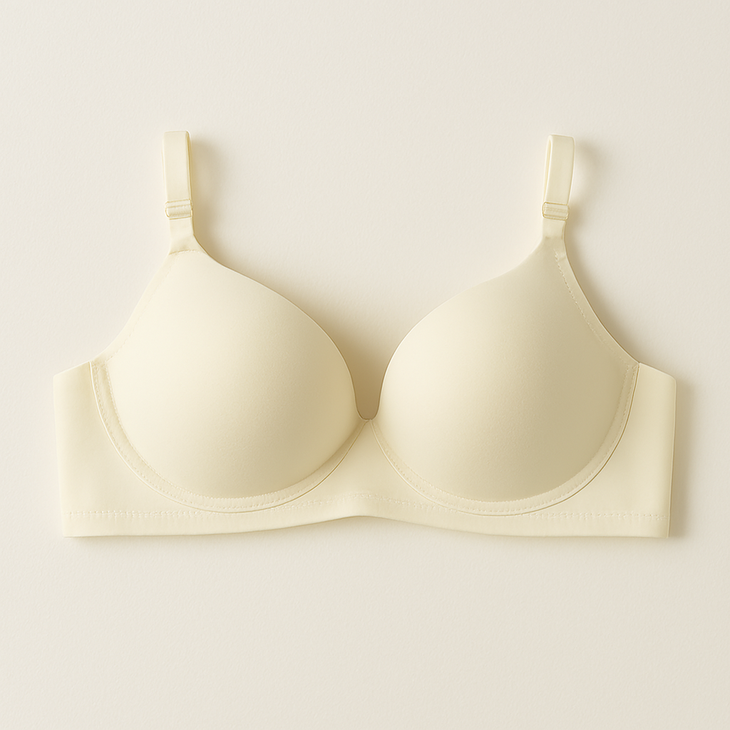 Cotton Light Padded Bra – Comfortable Everyday Wear, Plain Design (Sizes 32–42, Beige) View Gallery - Pakistan