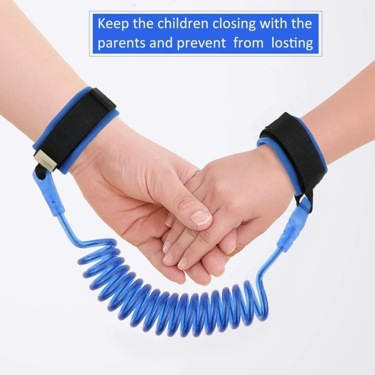 Baby Anti-Lost Wrist Strap Safety Harness for Toddlers &amp; Kids – Adjustable Hand Link with 360° Rotation View Gallery - Pakistan