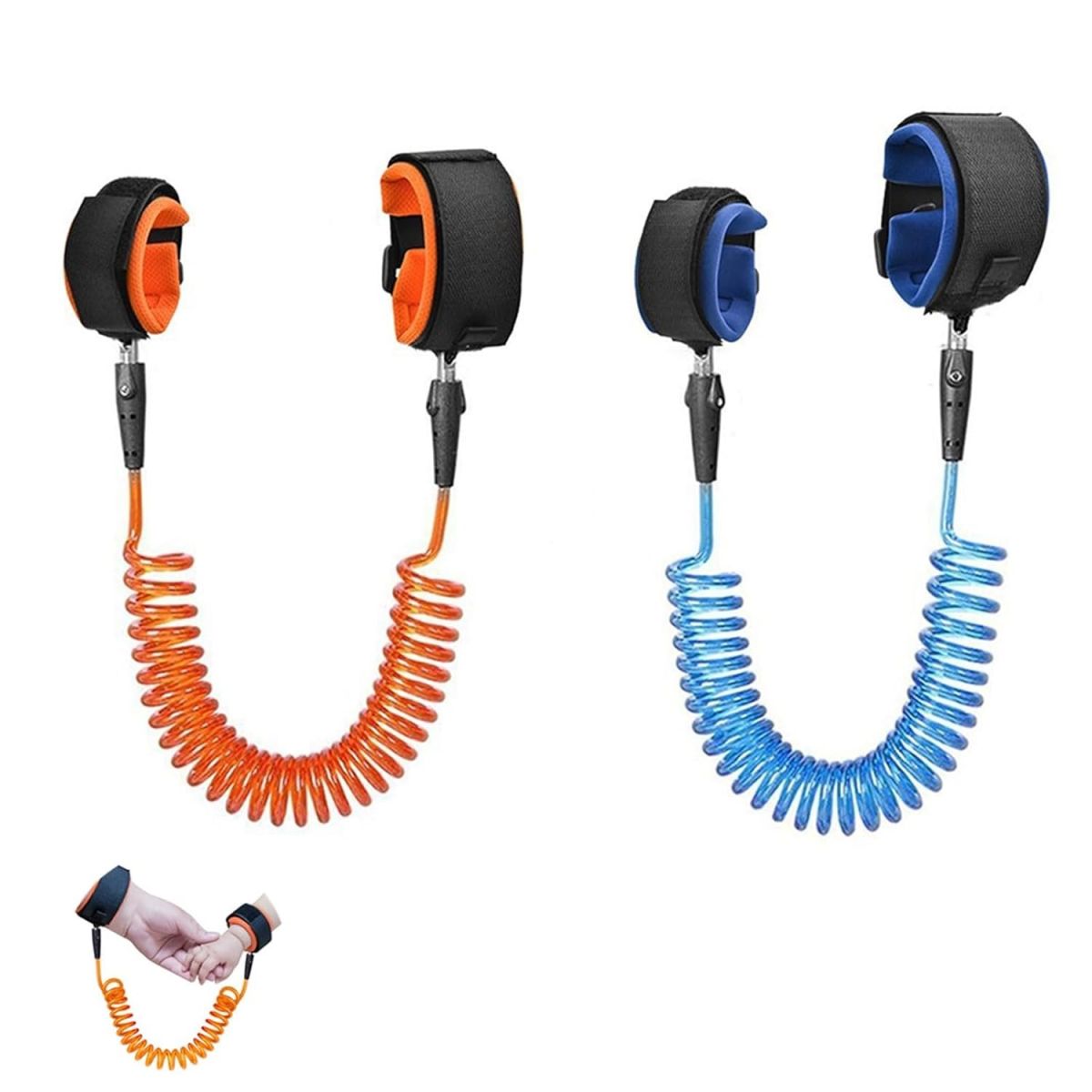 Baby Anti-Lost Wrist Strap Safety Harness for Toddlers &amp; Kids – Adjustable Hand Link with 360° Rotation View Gallery - Pakistan