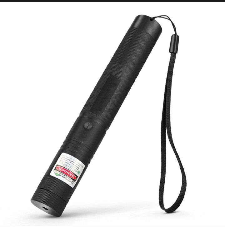 Special Edition High-Power 303 Green Laser Pointer with Adjustable Focus, 8 Designs &amp; Shapes, 5km Range – Rechargeable Battery, Charger &amp; Safety Lock View Gallery - Pakistan
