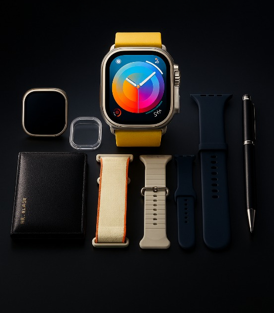 New Model S200 Smart Watch – Full Display with Original Strap, Wallet Feature &amp;amp; Protective Cover