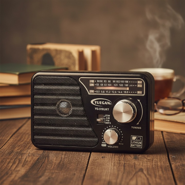 YUEGAN YG-518URT 3-Band Portable Radio with USB/TF MP3 Player, Aux Input, Flashlight &amp; Rechargeable Battery – AM/FM/SW View Gallery - Pakistan