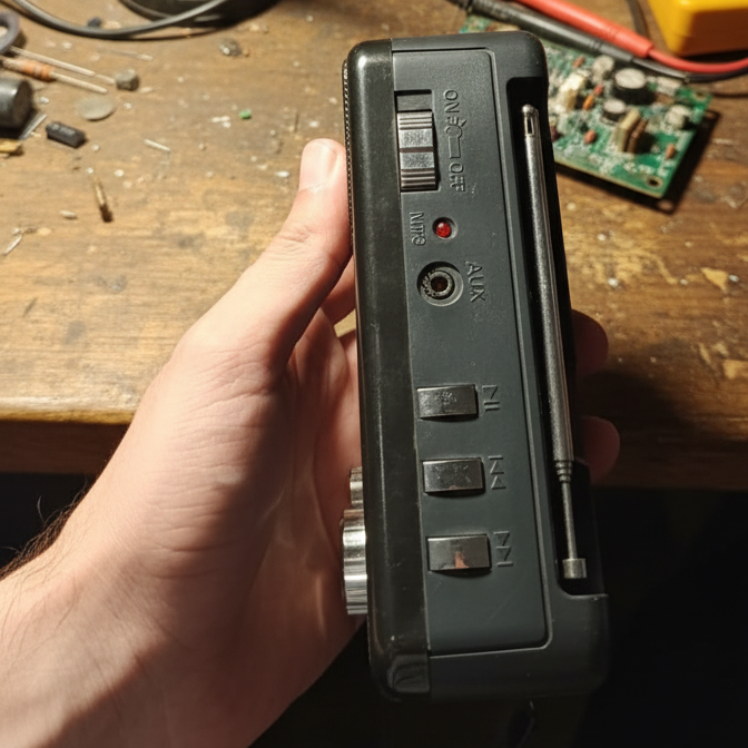 YUEGAN YG-518URT 3-Band Portable Radio with USB/TF MP3 Player, Aux Input, Flashlight &amp; Rechargeable Battery – AM/FM/SW View Gallery - Pakistan