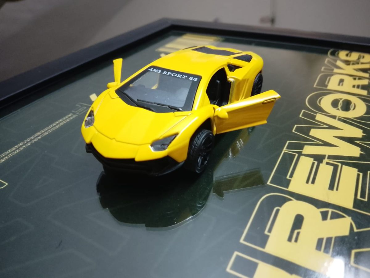 Metallic Car Wall Frame - Modern Home Decor Art View Gallery - Pakistan