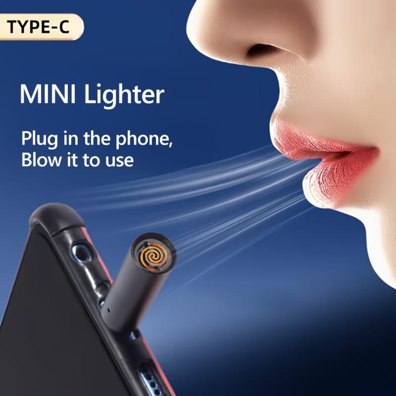 Portable Cigarette Lighter – Windproof USB Plug &amp; Play Rechargeable Car Lighter, Easy One-Touch Ignite, Compact &amp; Durable Design for Everyday Use View Gallery - Pakistan