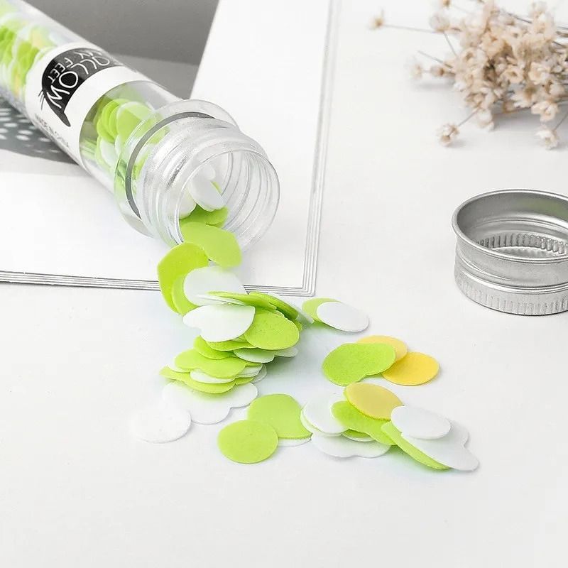 Outdoor Portable Hand Washing Disposable Soap Paper Flakes – 100 PCs in Flower Tube Bottle (Random color) View Gallery - Pakistan