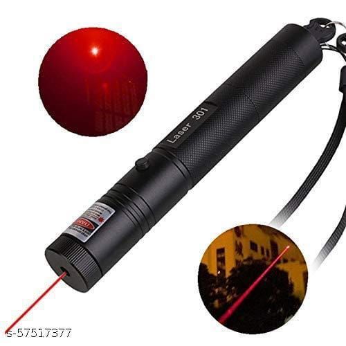 Laser 303 High Power Red Laser Pointer – Long Range Beam with Key Lock, Rechargeable 18650 Battery &amp; Charger, Durable Aluminum Alloy Body View Gallery - Pakistan