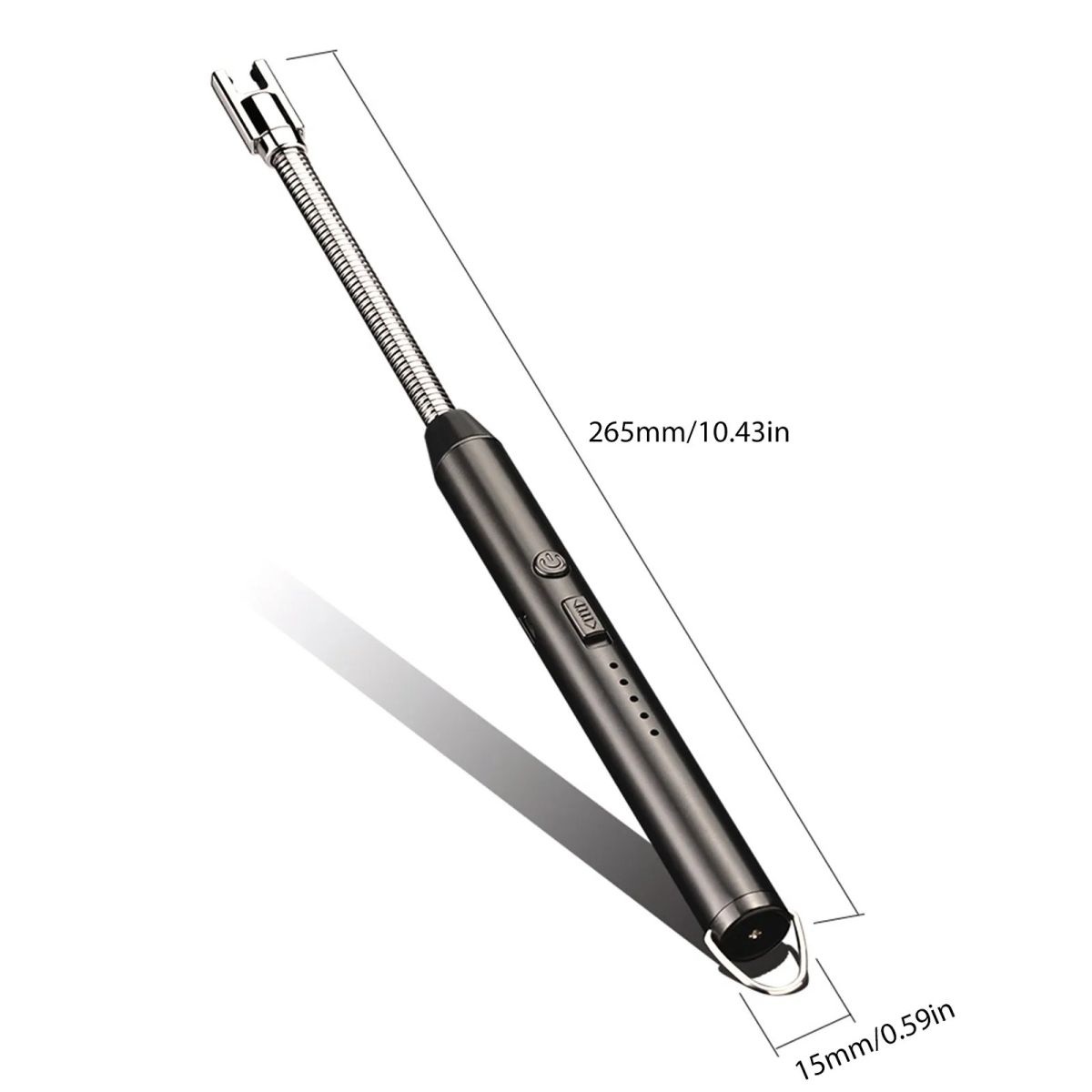 360° Outdoor Kitchen Lighter – USB Rechargeable Portable Electronic Arc Lighter with Flexible Neck, Safety Lock, Windproof &amp; Eco-Friendly Design for Candles &amp; Gas Stoves View Gallery - Pakistan
